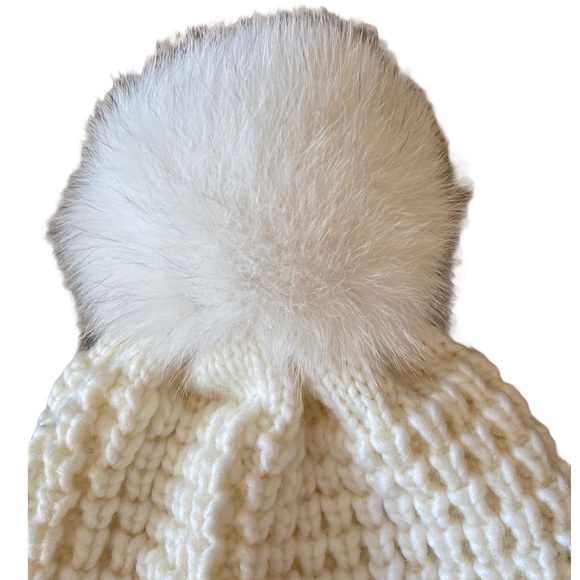 Kyi Kyi Genuine Fox Pompom Hat main image 16